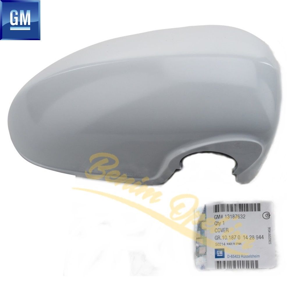 Ayna,Kapı ve Cam | Opel Corsa D Sağ Dış Dikiz Ayna Kapağı Astarlı GM Orijinal 13187632 - 1428944 | 13187632 | 