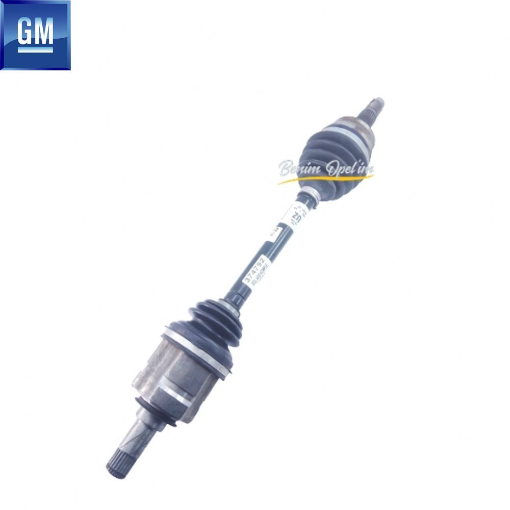 Süspansiyon ve Aks | Opel Corsa D Sol Ön Aks Komple 1.3/1.4 (Z13DTJ A14NEL) GM Orijinal 374792 - 93169656 | 374792 | 