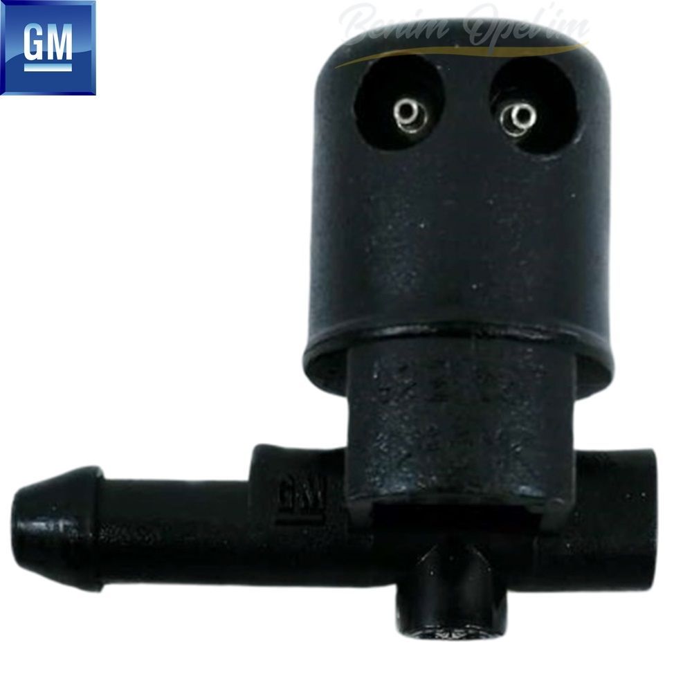 Elektrik | Opel Corsa D Tek Bağlantılı Ön Cam Su Fıskiye Memesi Siyah GM Orijinal 1451265 - 13182862 | 1451265 | 