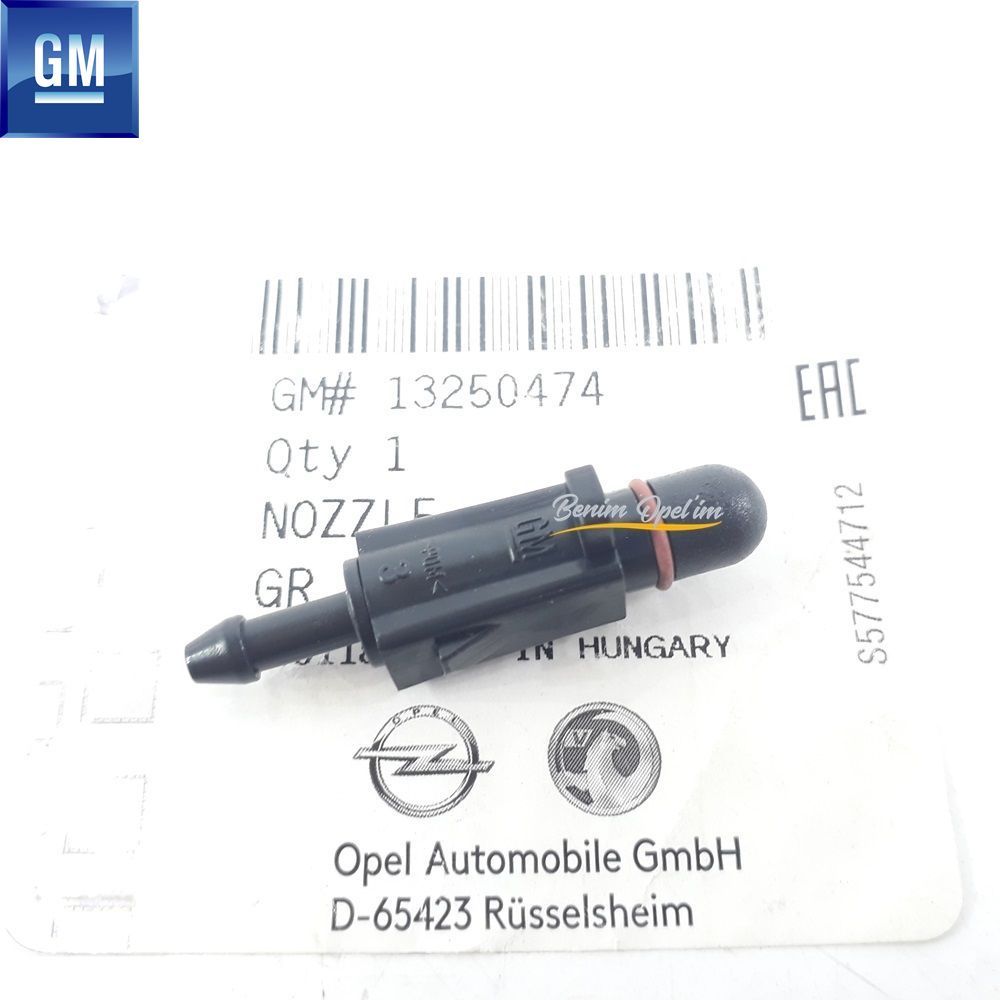 Elektrik | Opel Corsa E Meriva B Arka Cam Silecek Su Fıskiye Memesi GM Orijinal 13250474 - 1451036 | 13250474 | 