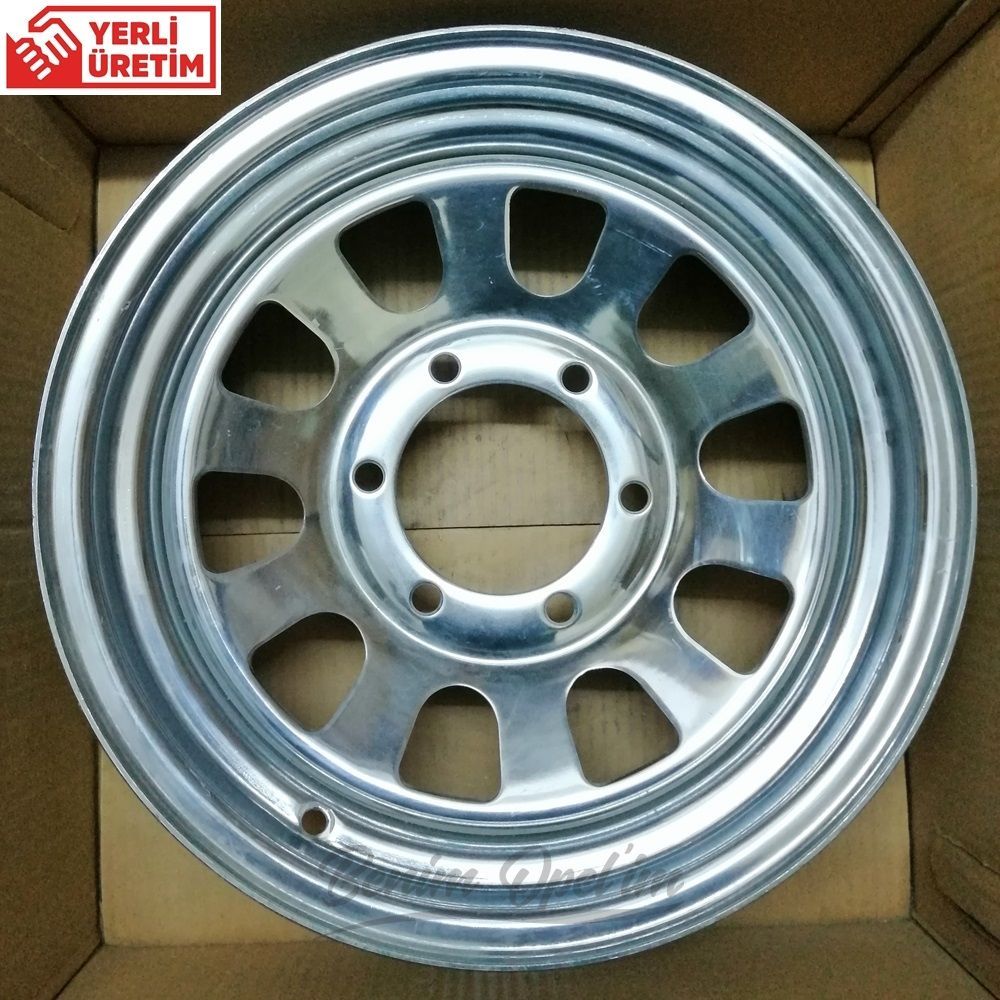 Dış Karoseri ve Kaporta | Opel Frontera A, Frontera B Çelik Jant Gümüş Gri Apollon Tip 6 Bijonlu 6.00X15 İnç 1 Adet Fiyatı GM Orijinal 156053Y - 156053 | 156053Y | 