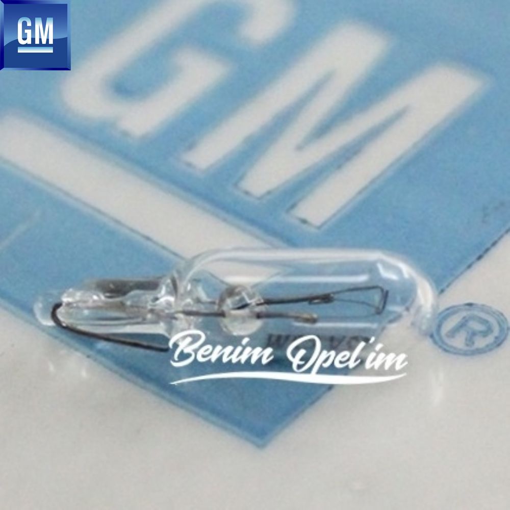 İç ve Dış Aydınlatma | Opel Gösterge Ampulü Dipsiz 12V, 1.2W Mini GM Orijinal 2098012 - 2098302 | 2098012 | 