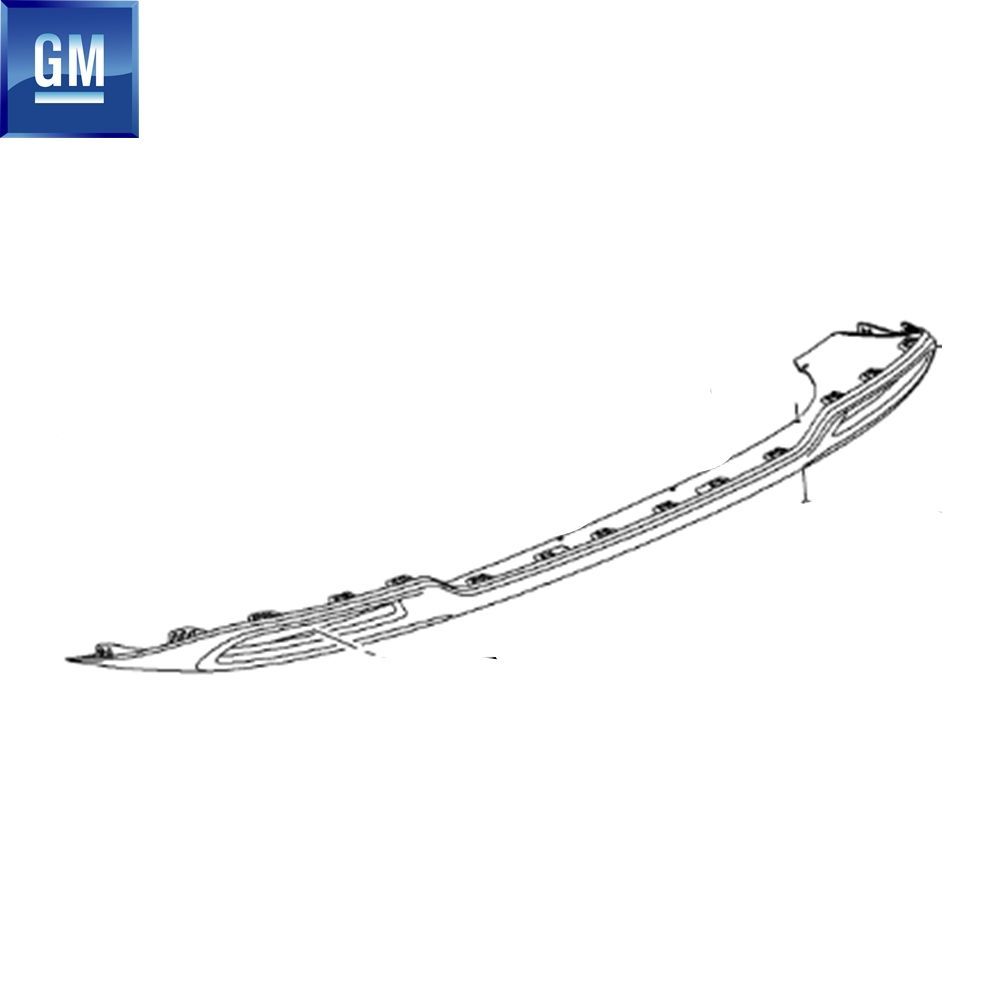 Dış Karoseri ve Kaporta | Opel Grandland X Arka Tampon Difizörü Orijinal 95525790 | 95525790 | 