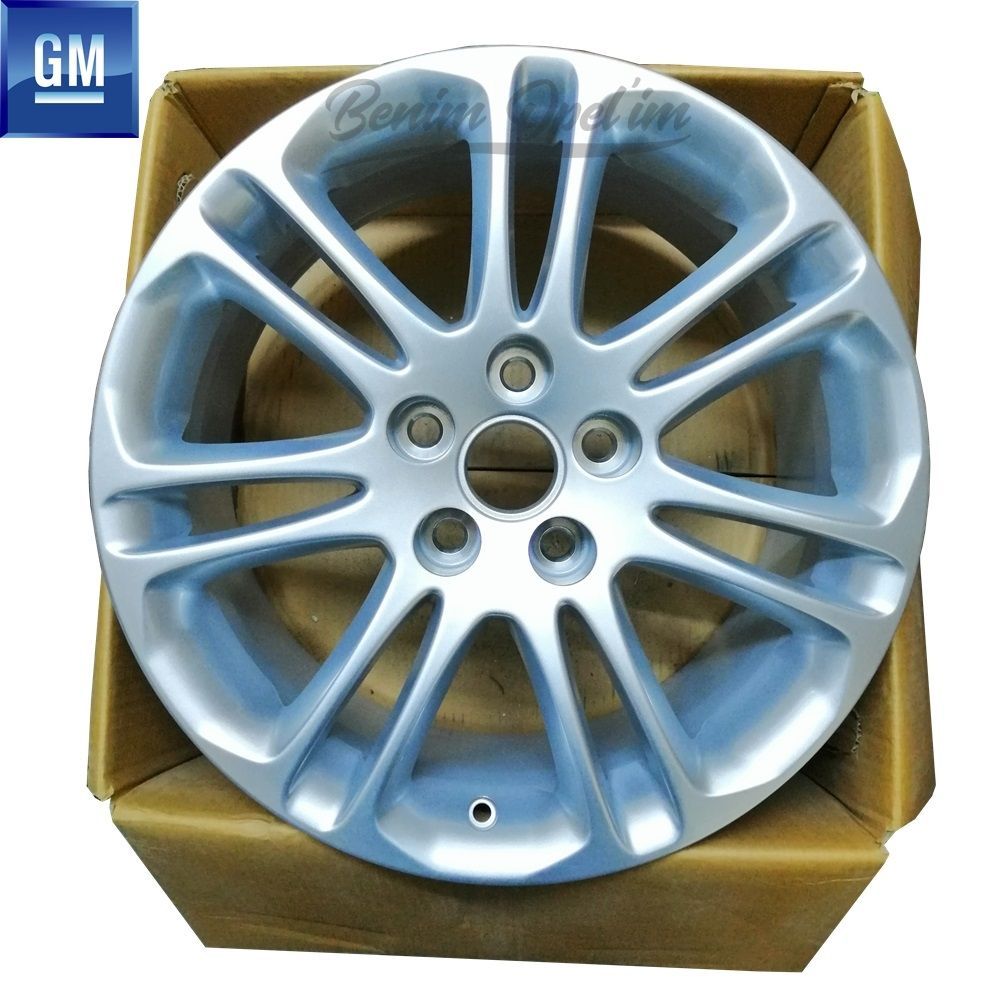 Dış Karoseri ve Kaporta | Opel İnsignia A Çelik Jant Gümüş Gri 5 Bijonlu 8Jx18 Kod: Mak 1 Adet Fiyatı GM Orijinal 1002588 - 13239885 | 1002588 | 