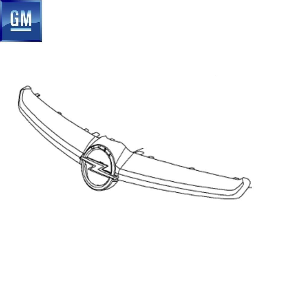 Dış Karoseri ve Kaporta | Opel İnsignia A OPC Ön Radyatör Panjuru Krom GM Orijinal 13450178 - 1320239 | 13450178 | 