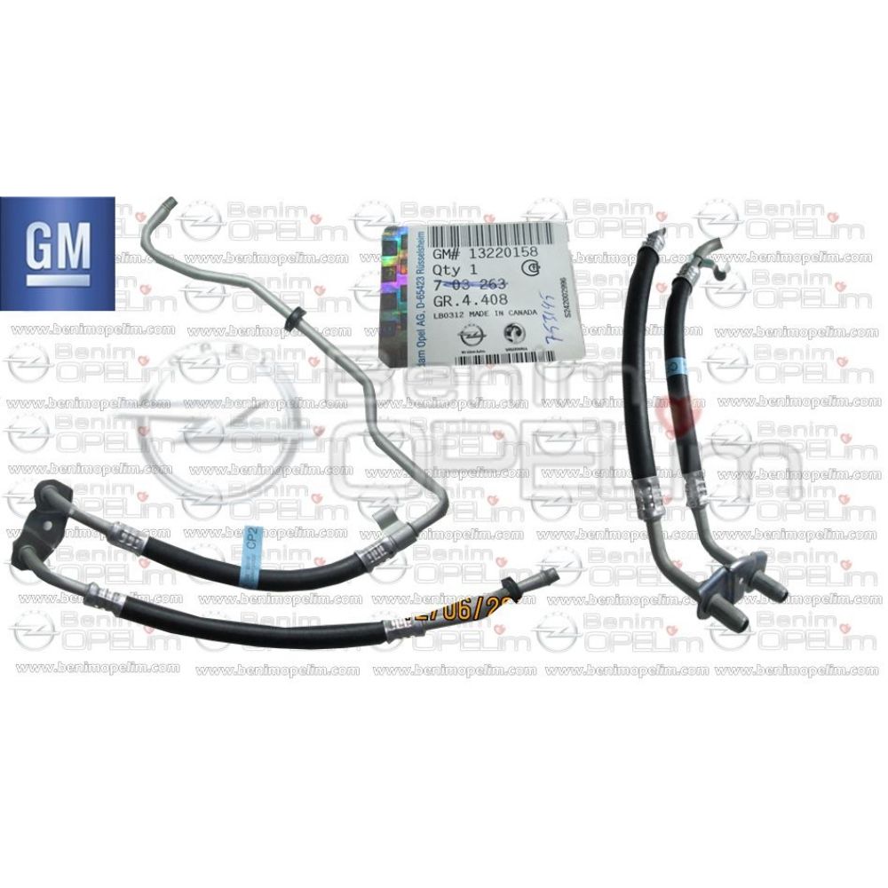 Soğutma ve Radyatör | Opel İnsignia Otomatik Şanzuman Yağ Soğutma Hortumu GM Orijinal 753195 - 22953353 | 753195 | 