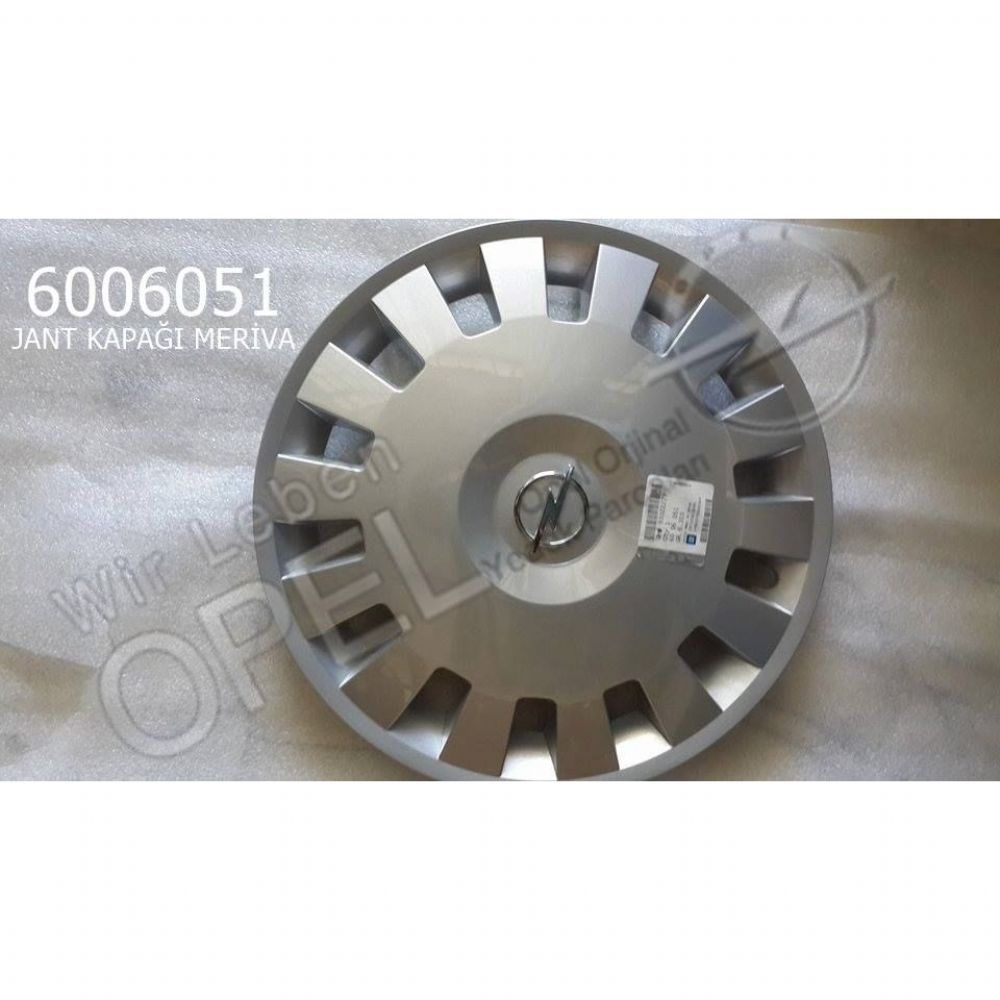 Dış Karoseri ve Kaporta | Opel Meriva A, Meriva B Jant Kapağı (1 Adet Fiyatı) GM Orijinal 93322279 | 93322279 | 