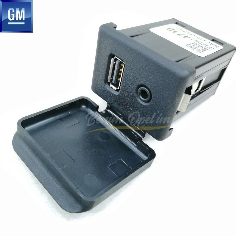 Elektrik | Opel Mokka, Mokka X Kapaklı Usb Ve Aux Soketi Siyah GM Orijinal 20874710 - 1779064 | 20874710 | 