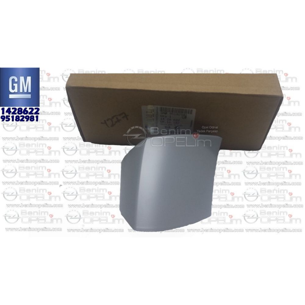 Dış Karoseri ve Kaporta | Opel Mokka Sol Arka Dış Alt Dikiz Ayna Kapağı GM Orijinal 1428622 - 95182981 | 1428622 | 