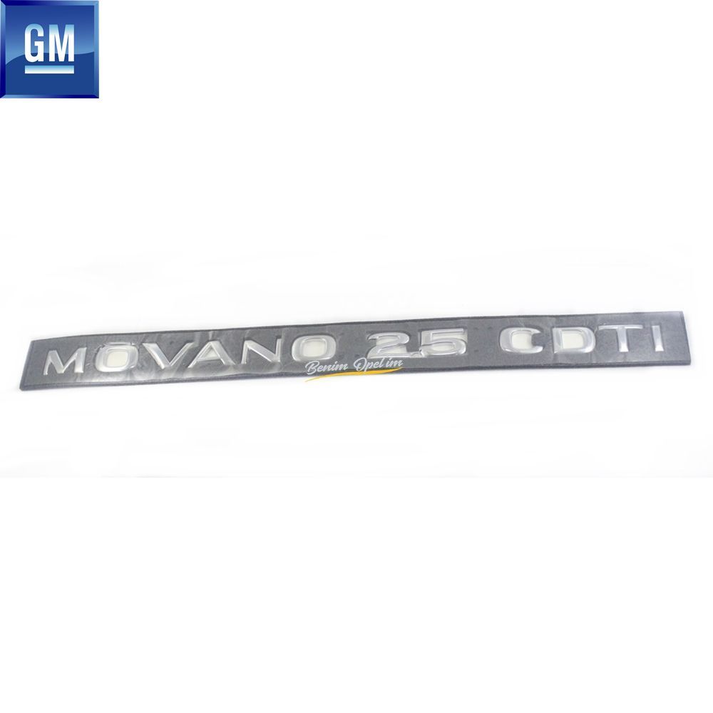 Amblem ve Yazı | Opel Movano A 