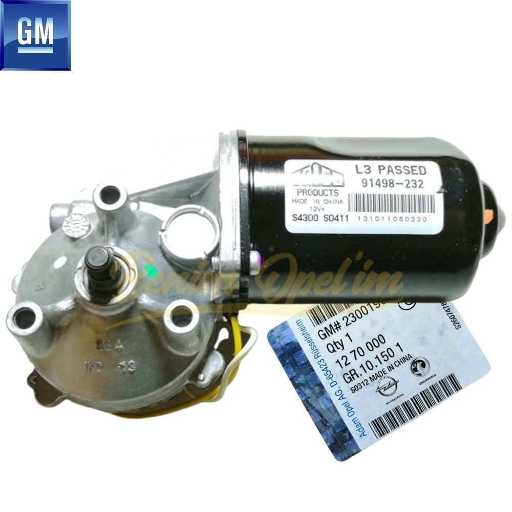 Elektrik | Opel Tigra B, Corsa C Komple Ön Cam Silecek Motoru GM Orijinal 1270000 - 23001902 | 1270000 | 