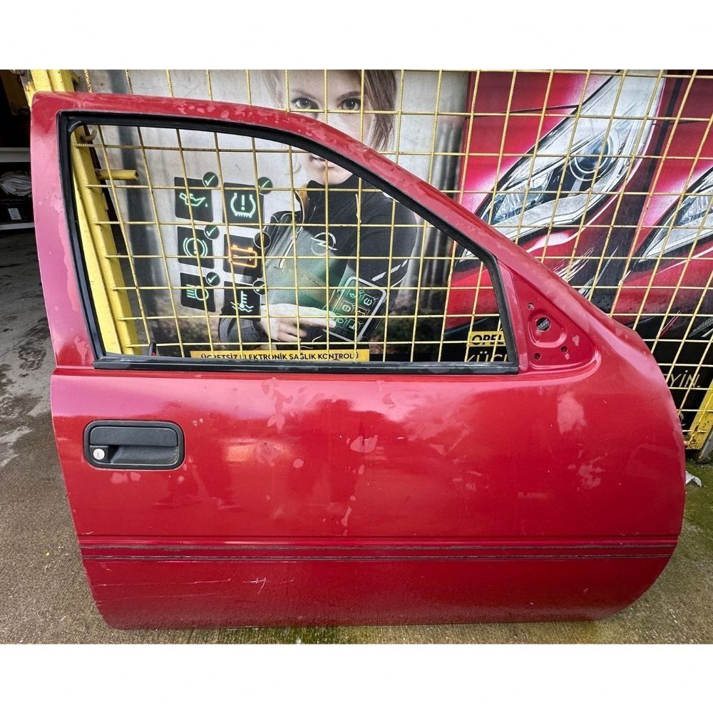 Kullanıma Uygun Çıkma Parçalar | Opel Vectra A Sağ Ön Kapı Dolu Komple Bordo (Çıkma) GM Orijinal 90444359 - 164663 | 90444359C | 