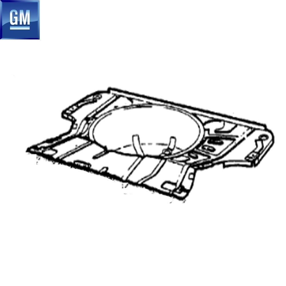 Dış Karoseri ve Kaporta | Opel Vectra B Arka Bagaj Havuzu Sac Panel GM Orijinal 180108 - 108108 | 180108 | 