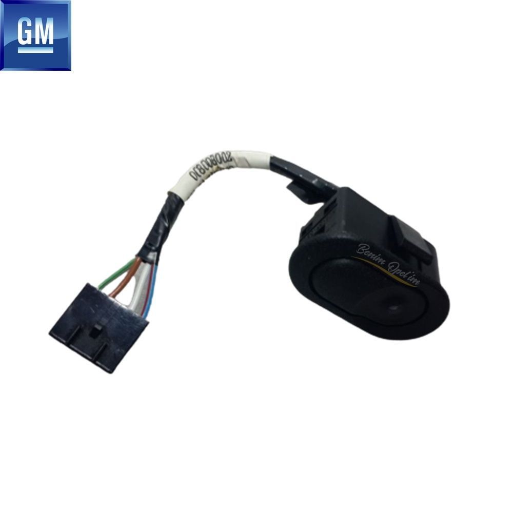Ayna,Kapı ve Cam | Opel Vectra B Arka Cam Kontrol Düğmesi Siyah (Sağ Sol Uyumlu) GM Orijinal 90433369 - 1241150 | 90433369 | 