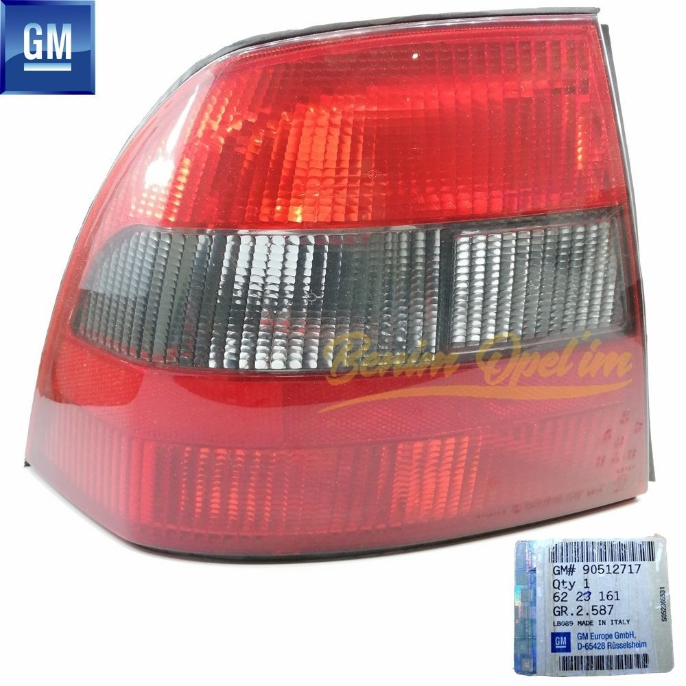 İç ve Dış Aydınlatma | Opel Vectra B Cdx Sol Arka Stop Lambası Füme (Carello) GM Orijinal 6223161 - 90512717 | 6223161 | 
