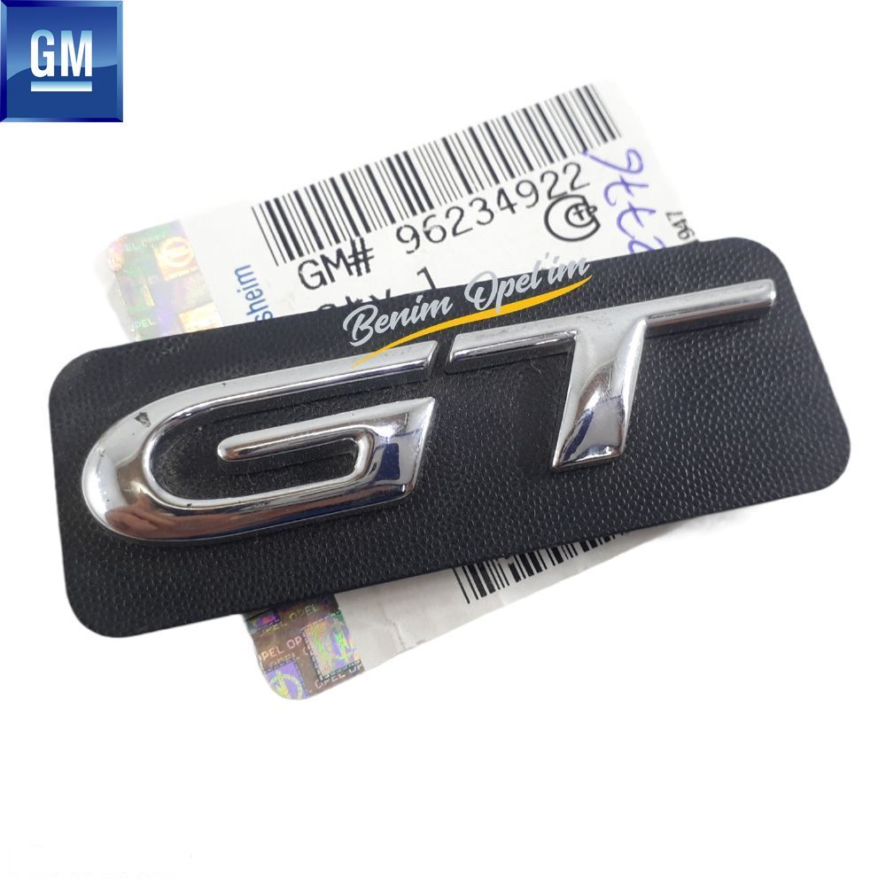 Amblem ve Yazı | Opel Vectra B GT Kapı Çıtası GT Yazısı GM Orijinal 172776 - 90512659 | 172776 | 