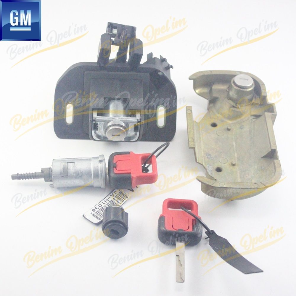 Elektrik | Opel Vectra B Kilit Seti Komple 1999-2001 GM Orijinal 24426749 | 24426749 | 
