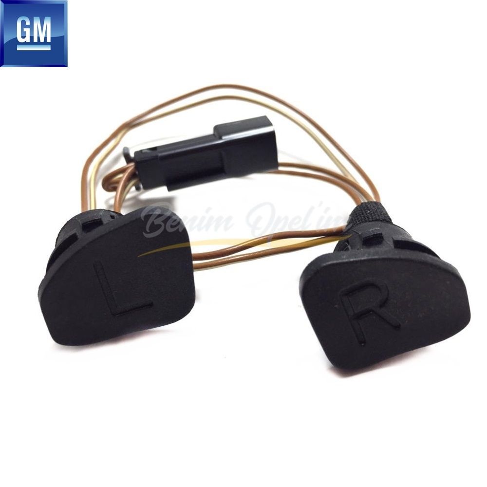 Direksiyon ve Hava Yastığı | Opel Vectra B Korna Buton Takımı Siyah GM Orijinal 1242346 - 90542230 | 1242346 | 