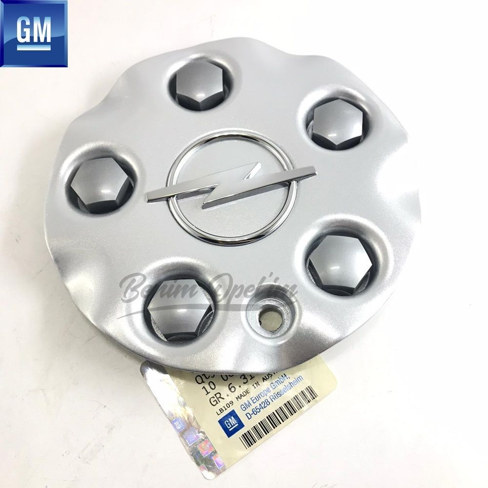 Dış Karoseri ve Kaporta | Opel Vectra B Makyajsız Kasa 5 Bijonlu Çelik Jant Orta Göbeği Gri 1 Adet Fiyatı GM Orijinal 1006811 - 90498096 | 1006811 | 