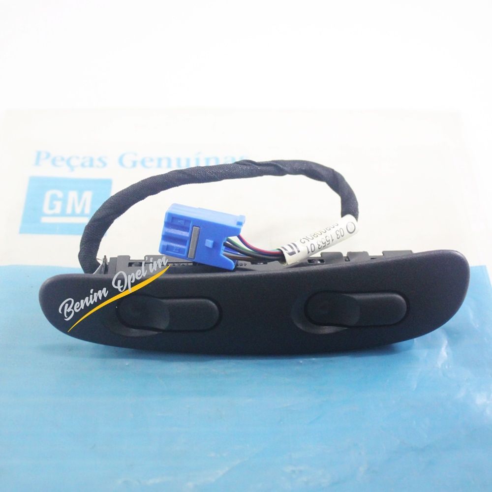 Düğme ve Switch | Opel Vectra B Sağ Kapı Camı İkili Ön Arka Cam Kontrol Düğmesi (Cod: JD) GM Orijinal 1240168 - 90433372 | 1240168 | 
