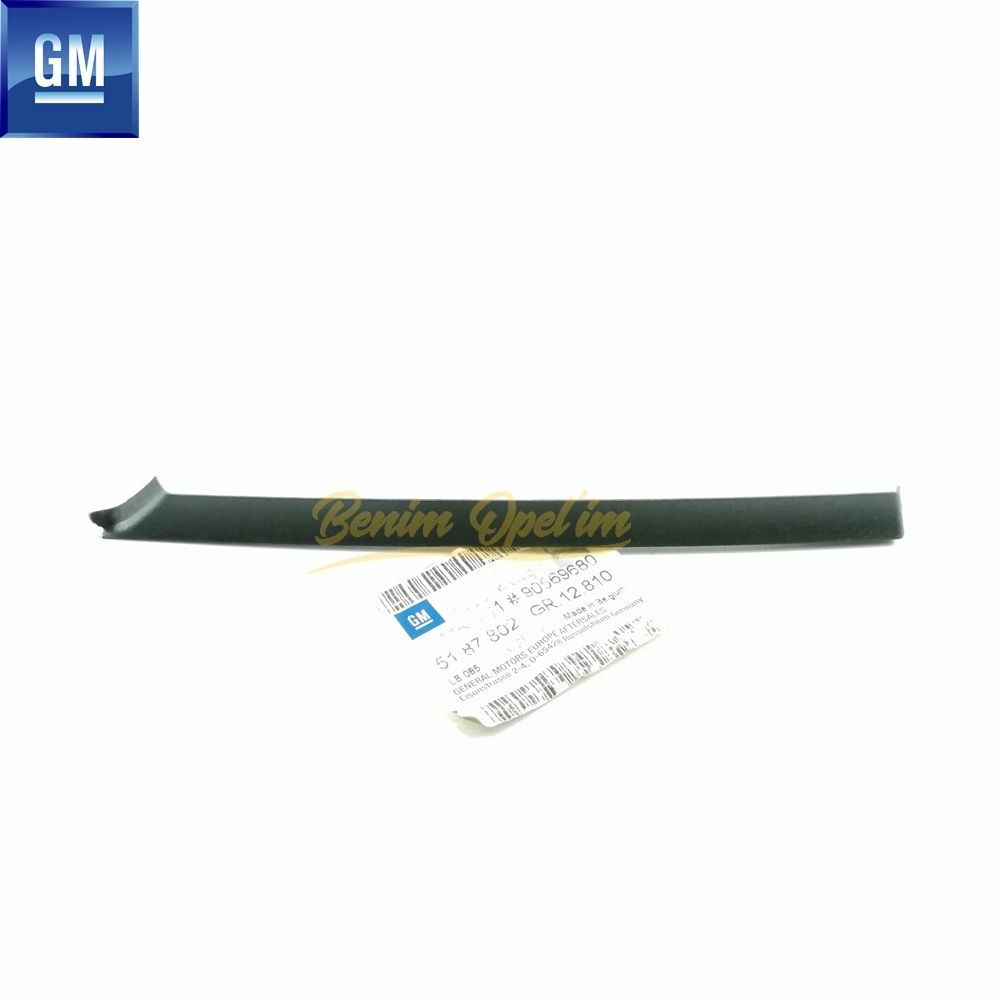 Dış Karoseri ve Kaporta | Opel Vectra B Sedan (Nb) Sağ Arka Tavan Kızak Kapağı (Oluk Çıtası) Rh GM Orijinal 5187802 - 90569680 | 5187802 | 