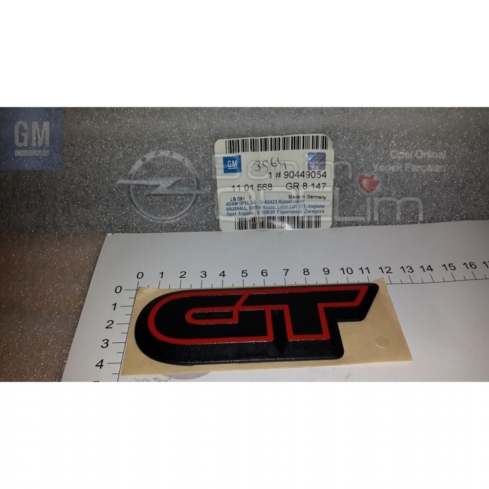 Amblem ve Yazı | Opel Vectra C Ön Kapı GT Yazısı GM Orijinal 1101568 - 90449054 | 1101568 | 