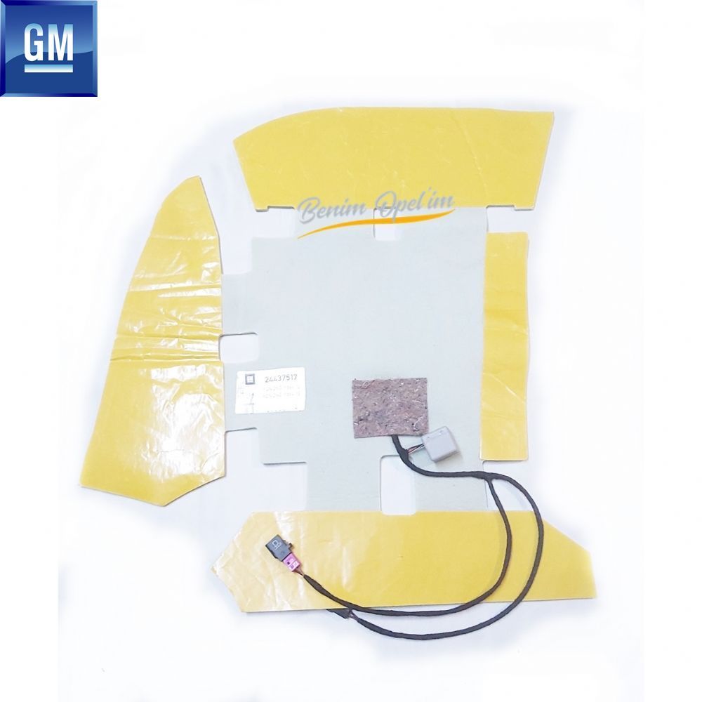 Orijinal Koltuk Kılıfı | Opel Vectra C Sağ Arka Koltuk Isıtmalı Minder GM Orijinal 24437517 - 1748558 | 24437517 | 