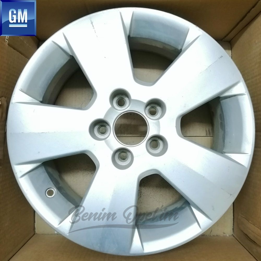 Dış Karoseri ve Kaporta | Opel Vectra C, Signum Çelik Jant Gümüş Gri 6 1/2Jx16 16 İnç 5 Bijonlu Kod: ET41, TL 1 Adet Fiyatı GM Orijinal 1002072 - 9179595 | 1002072 | 