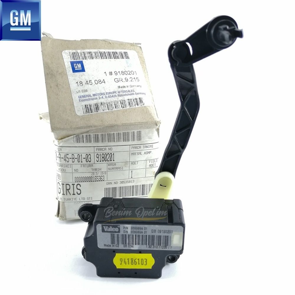 Havalandırma ve Klima Aksamı | Opel Vectra C, Signum Servo Motor Hava Klape Motoru GM Orijinal 1845084 - 9180201 | 1845084 | 