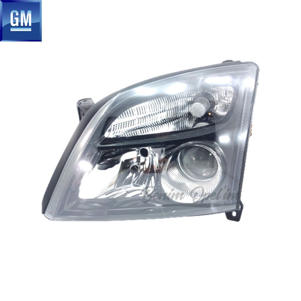 İç ve Dış Aydınlatma | Opel Vectra C Sol Ön Far Komple (GG) Xenonsuz GM Orijinal 93172953 - 1216129 | 93172953 | 