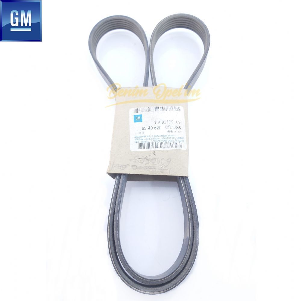 Soğutma ve Radyatör | Opel Vectra C V Kayış 6PK1410 21.16 X 1410mm, Alternatör (Tanım HH) GM Orijinal 6340620 - 55186793 | 6340620 | 