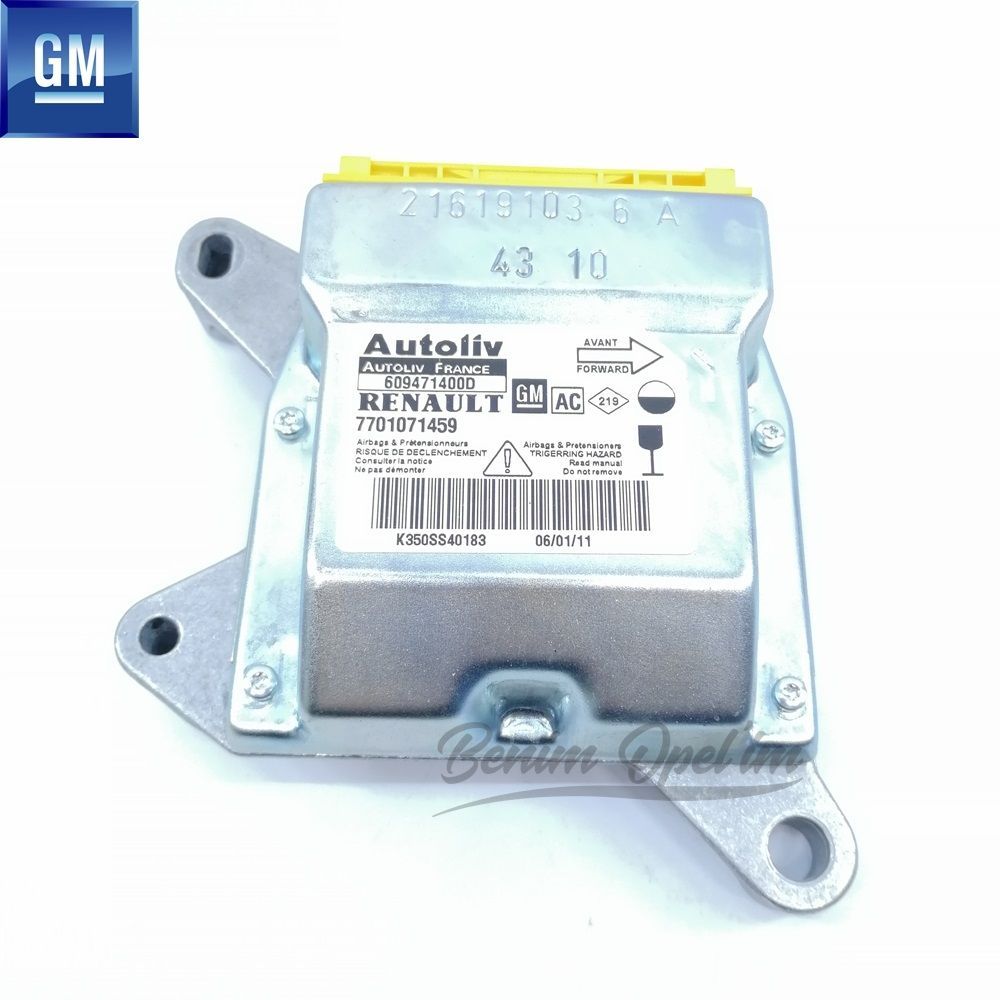 Elektrik | Opel Vivaro A, Renault Trafic 2006 Öncesi Komple Hava Yastığı Airbag Beyni (AC) GM Orijinal 4449092 - 93198569 | 4449092 | 