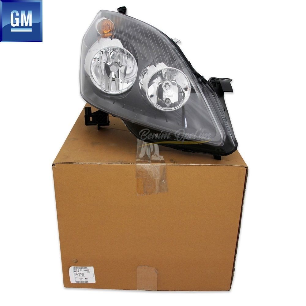 İç ve Dış Aydınlatma | Opel Zafira B Komple Mercekli Sağ Far (Cb) GM Orijinal 1216572 - 93179911 | 1216572 | 