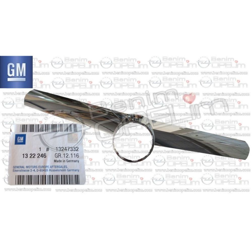 Dış Karoseri ve Kaporta | Opel Zafira B Nikelajlı Ön Panjur GM Orijinal 1322246 - 13247332 | 1322246 | 