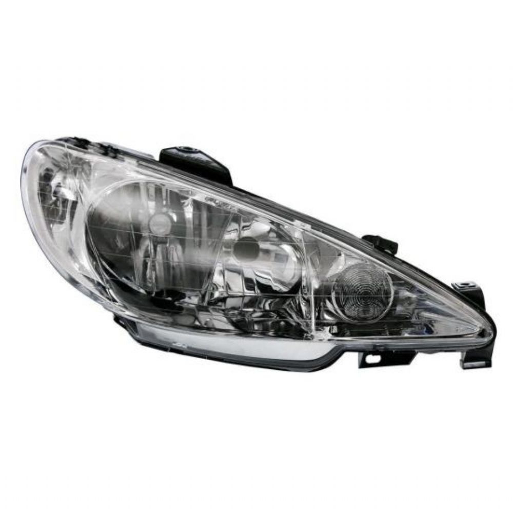 Peugeot | Peugeot 206 Sağ Ön Far Komple Elektrikli Şeffaf Cam Orijinal 6205S9 | 6205S9o | 