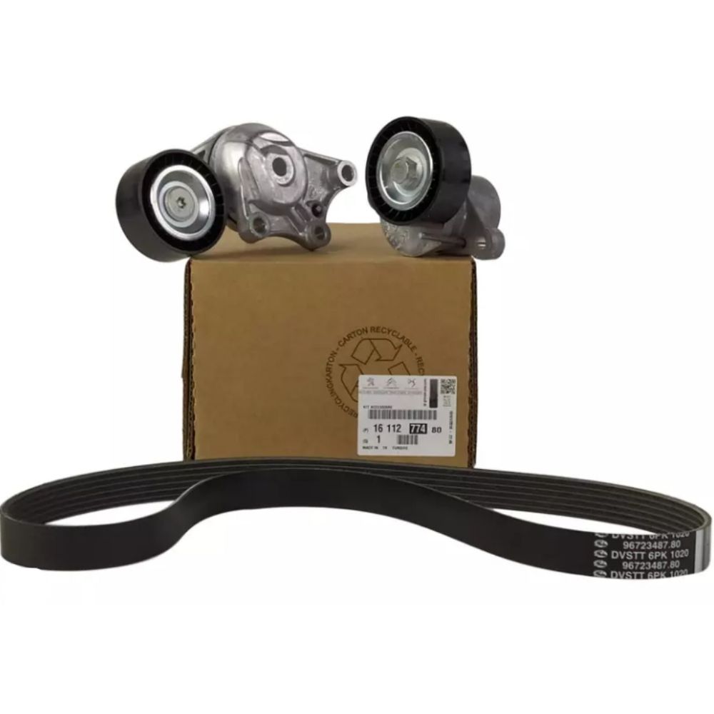 Yeni İhracat Ürünleri | Peugeot 208/3008 Alternatör Kayış Kiti (Set) PSA Orijinal 1611277480 - 1631481780 | 1611277480 | 