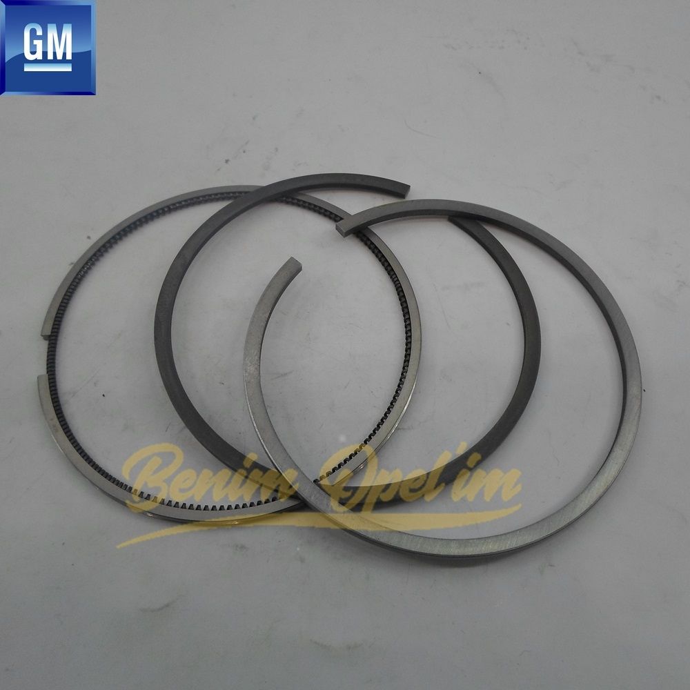 Motor ve Debriyaj | Piston Sekman Takımı 0.4 mm Os 1.3 Dizel Opel Astra H, Corsa C, Combo C, Corsa D, Meriva A GM Orijinal 630366 - 93177292 | 630366 | 