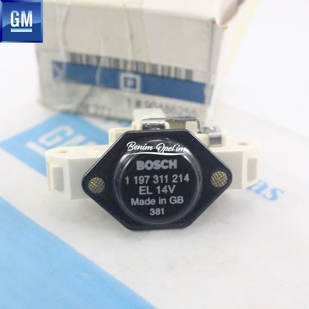 Elektrik | Şarj Dinamo Regülatör Konjektör 12V100A Opel Astra F, Calibra, Corsa B, Tigra A, Frontera A, Omega B, Vectra A B GM Orijinal 1204271 - 90486255 | 1204271 | 