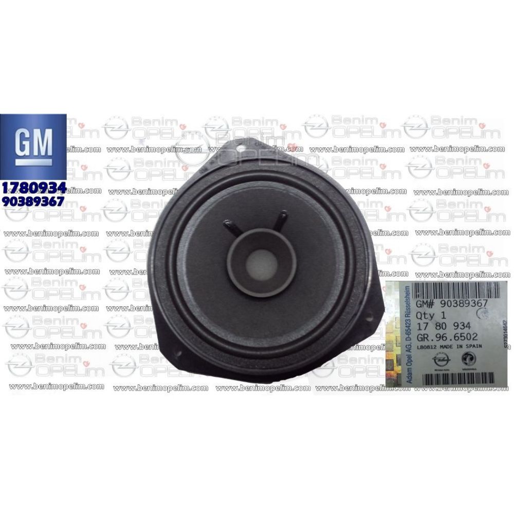 Karoseri İç Trim ve İç Parçalar | Sol Ön Hoparlör GM Orijinal 1780934 - 90389367 | 1780934 | 