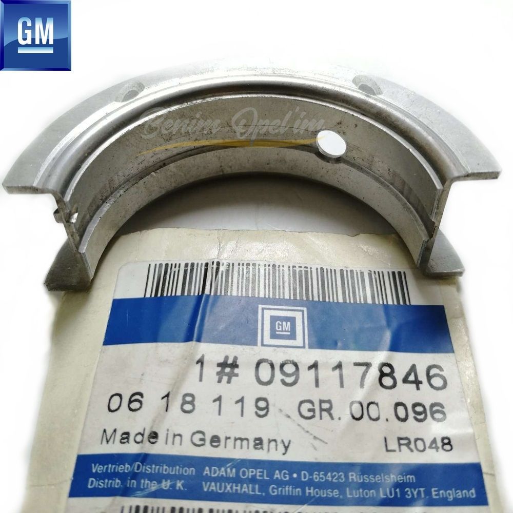 Motor ve Debriyaj | Tekli Std Ana Kol Yatak Tek 0,25mm 2.0/2.2 Motor [Astra G, Astra H, Vectra B, Zafira A, Zafira B, Omega B GM Orijinal 618119 - 9117846 | 618119 | 