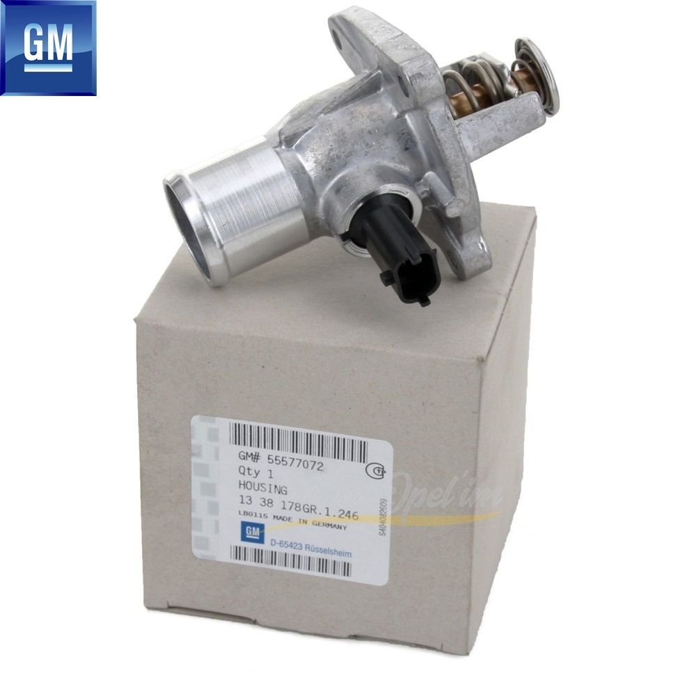 Soğutma ve Radyatör | Termostat 1.6 / 1.8 (Z16XEP A16XER) Opel Astra G H, Zafira A B, İnsignia A, Meriva A, Vectra C, Chevrolet Cruze GM Orijinal 1338178 - 55577072 | 1338178 | 