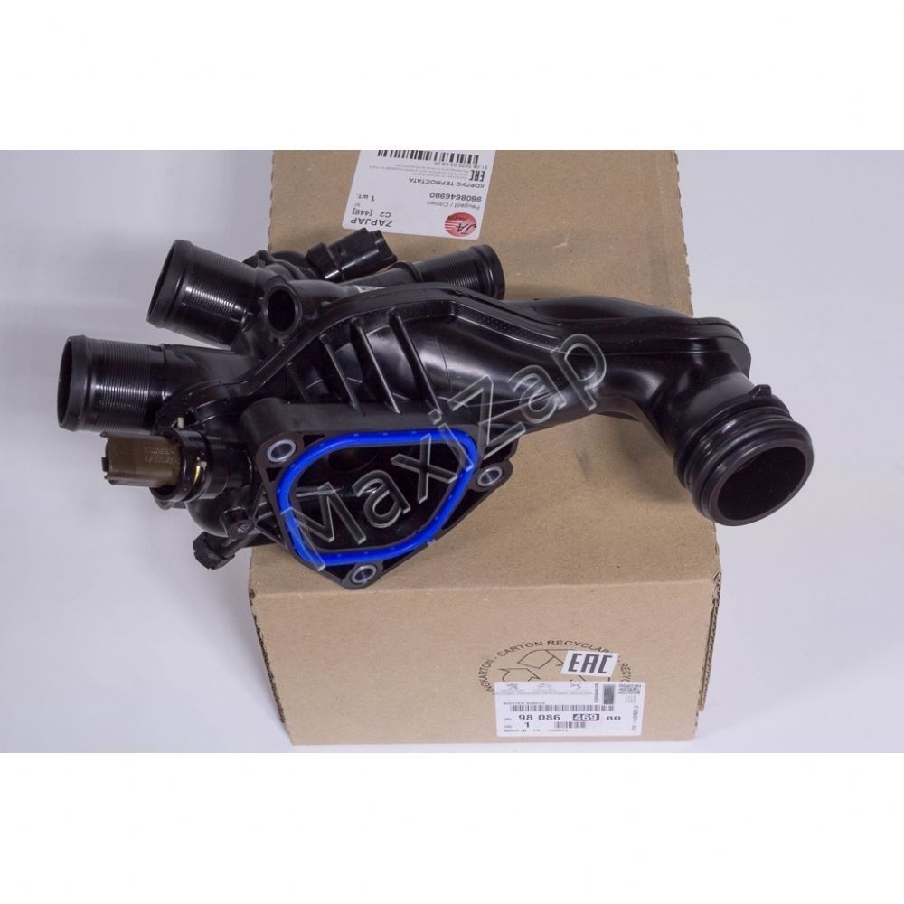 Peugeot | Termostat Gövdesi Peugeot 207, 208, 308, 508, 3008 / Citroen Ds3, Ds4 1.4 1.6 16V Orijinal 9808646980 | 9808646980 | 