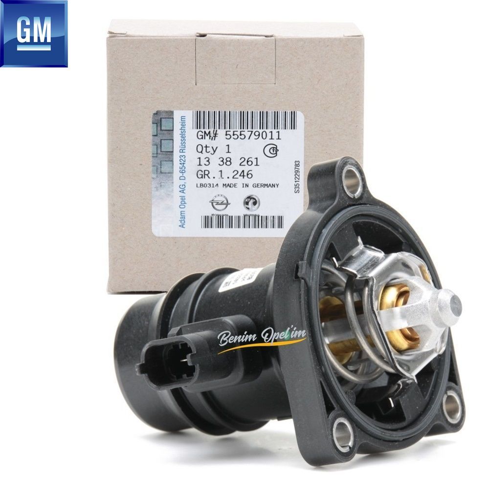 Soğutma ve Radyatör | Termostat Komple Opel Astra J, Corsa D, Corsa E, Meriva B, Chevrolet Aveo, Cruze A12XEL A12XER A14XEl A14XER B14XER B12D1 F14D4 F16 GM Orijinal 1338379 - 25200454 | 1338379 | 