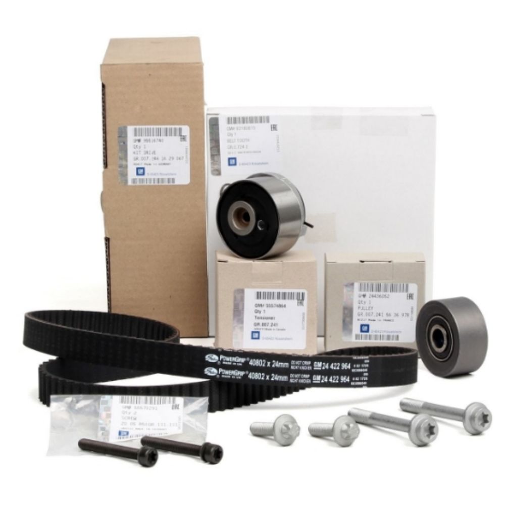 Yeni İhracat Ürünleri | Triger Seti Komple Opel Astra G, Astra H, Vectra C, Zafira A, Corsa D, Meriva A 16V 1.6 Benzinli Motor GM Orijinal 1629067 - 1606355 | 1629067 | 