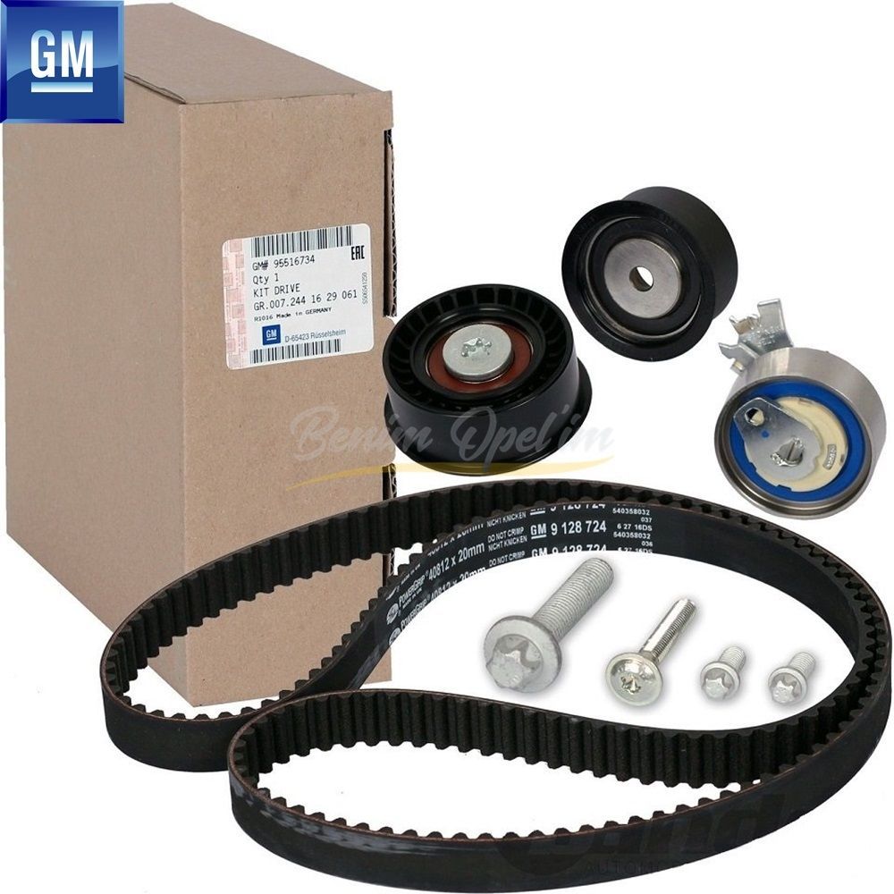 Motor ve Debriyaj | Triger Seti X14XE X16XEL C16XE X16XE X18XE Opel Astra F, Corsa B, Tigra A, Vectra B GM Orijinal 1629061 - 93174120 | 1629061 | 