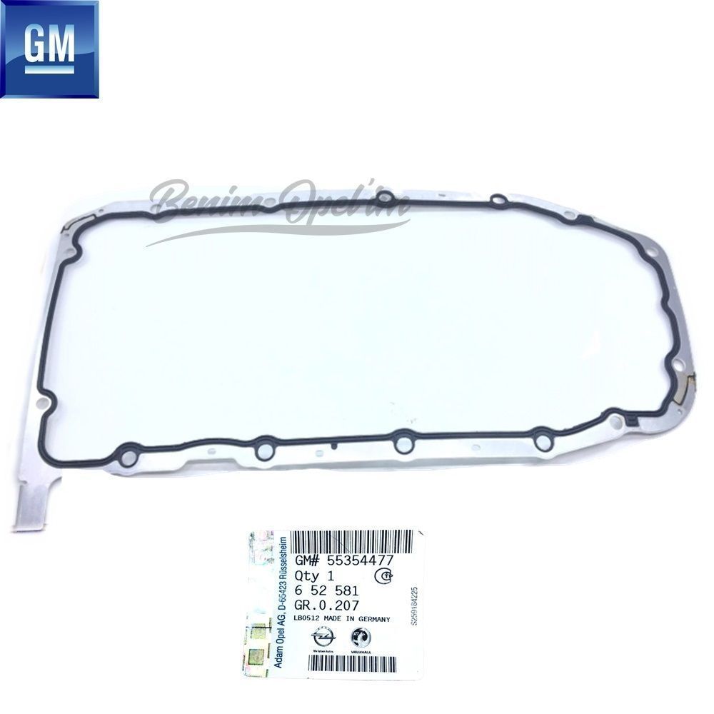 Motor ve Debriyaj | Üst Yağ Karter Contası 2.0 Chevrolet Rezzo U100, Opel Astra G H, Omega B, Vectra B, Zafira A B, Calibra GM Orijinal 652581 - 55354477 | 652581 | 