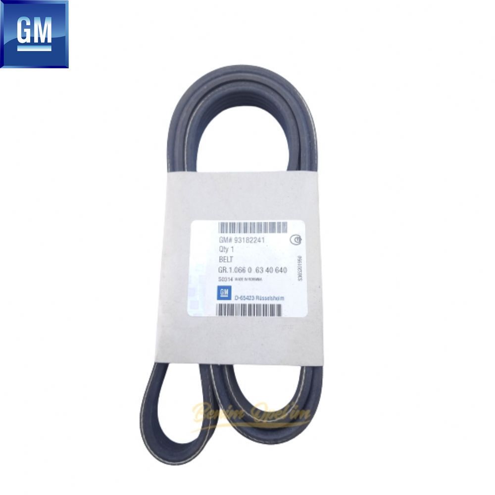 Soğutma ve Radyatör | V Kayış (5PK1355) 1.0/1.2/1.4 Opel Zafira A, Astra G H, Tigra A, Corsa B C D, Meriva A GM Orijinal 93182241 - 55573158 | 93182241 | 