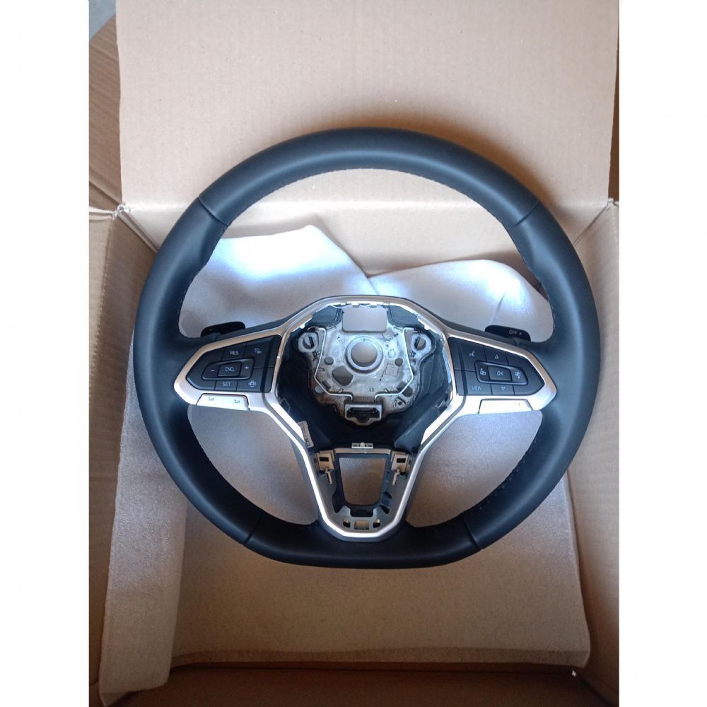 Volkswagen | VW GOLF 8 PASSAT B8 T-ROC DİREKSİYON SİMİDİ F1 vites tuşları ile komple VAG ORJİNAL | 5H0419089HLVDH | 