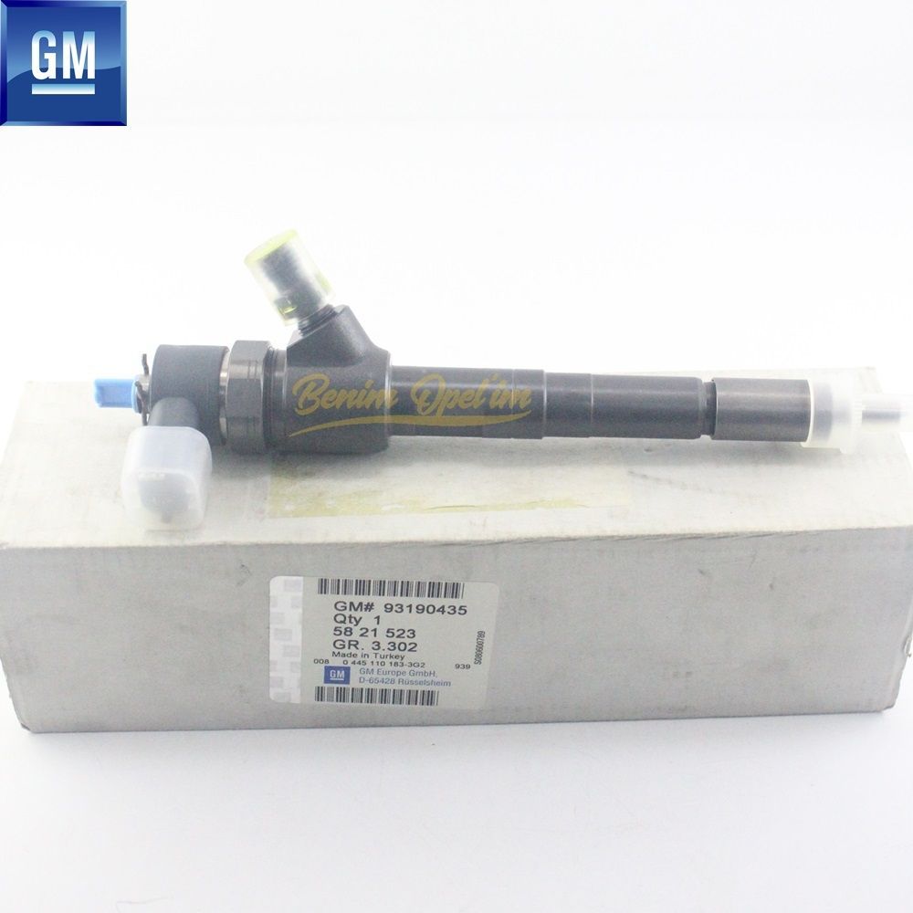 Yakıt ve Egzoz | Yakıt Enjektörü Komple 1.3 Opel Astra H, Corsa C, Corsa D, Meriva A GM Orijinal 5821523 - 93190435 | 5821523 | 