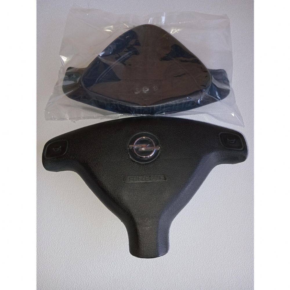 Direksiyon ve Hava Yastığı | Yeni Tip Tırnaksız Direksiyon Aırbag Kapağı Amblemli Komple Opel Astra G, Zafira A, Corsa B, Tigra A, Agila A İthal Kaliteli Yedek Parça 2003 Model Sonrası | 199181G | 
